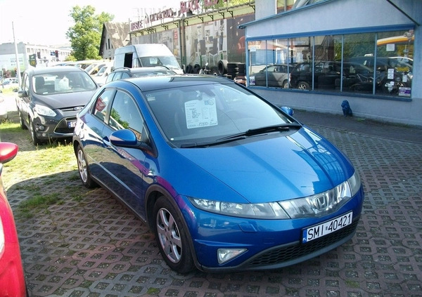 Honda Civic cena 15900 przebieg: 194000, rok produkcji 2007 z Katowice małe 46